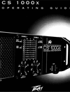Thumbnail Peavey CS 1000X Professional Stereo Power Amplifier